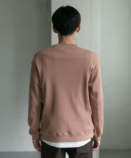 URBAN RESEARCH DOORS(アーバンリサーチドアーズ)の「ワッフルロングスリーブポケットTシャツ(Tシャツ/カットソー・メンズ・オレンジ/ブラック/ベージュ系その他・38/40)」の20枚目の写真