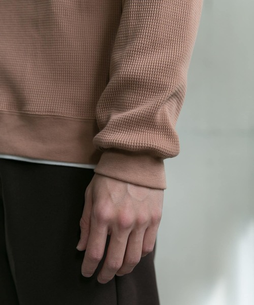 URBAN RESEARCH DOORS(アーバンリサーチドアーズ)の「ワッフルロングスリーブポケットTシャツ(Tシャツ/カットソー・メンズ・オレンジ/ブラック/ベージュ系その他・38/40)」の22枚目の写真
