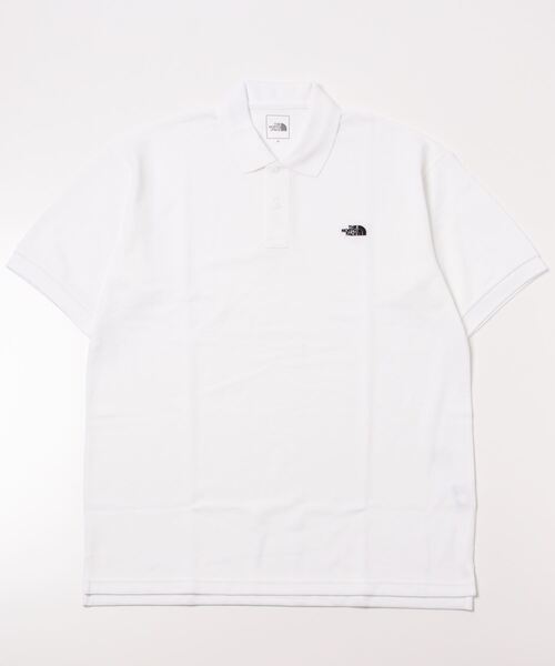 訳あり　45RPM ホワイト ノースリーブ ポロシャツ サイズフリー ザ・ノース・フェイス THE NORTH FACE ショートスリーブテック