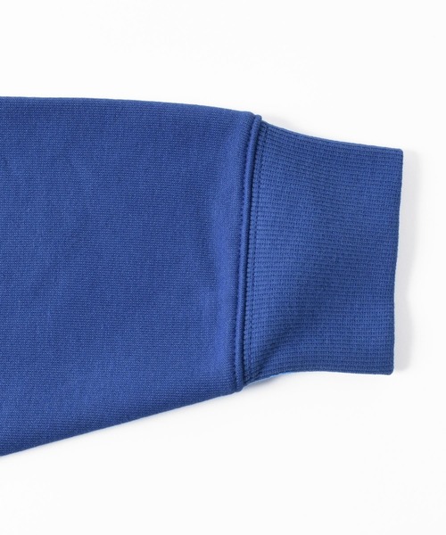 GLAZOS（グラソス）の「裏毛・ドロップショルダーZIP使いトレーナー【セットアップ対応】（スウェット・キッズ・ホワイト/ブラック/ブルー・130cm/140cm/150cm/170cm/160cm）」の14枚目の写真