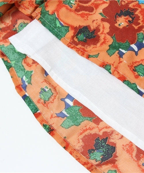 チャイハネ（チャイハネ）の「【チャイハネ】ボタニカルフラワーボーダースカート（スカート・レディース・レッド/ブルー/グリーン・FREE）」の18枚目の写真