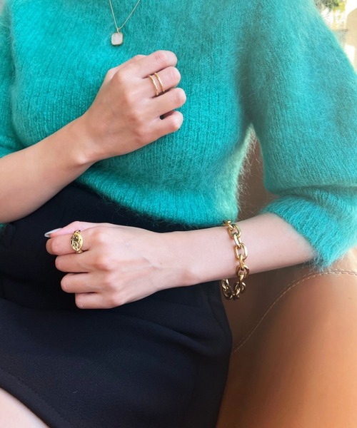 B.R.U(ブル)の「ゴールドチェーンブレスレット(ブレスレット・レディース・ゴールド・FREE)」の5枚目の写真