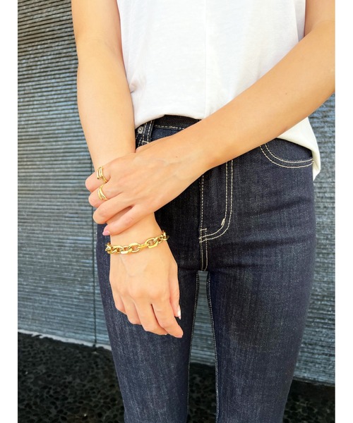 B.R.U(ブル)の「ゴールドチェーンブレスレット(ブレスレット・レディース・ゴールド・FREE)」の13枚目の写真