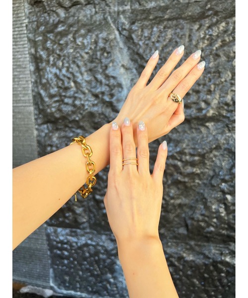 B.R.U(ブル)の「ゴールドチェーンブレスレット(ブレスレット・レディース・ゴールド・FREE)」の17枚目の写真