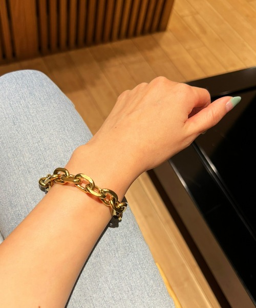 B.R.U(ブル)の「ゴールドチェーンブレスレット(ブレスレット・レディース・ゴールド・FREE)」の21枚目の写真