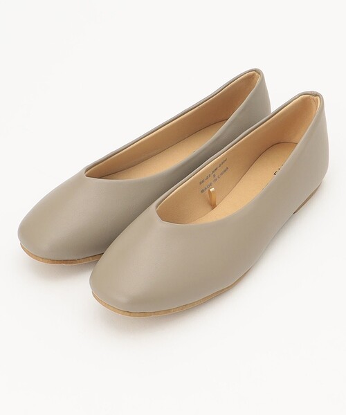 ANY（エニィ）の「走れるスクエアバレエシューズ（バレエシューズ・レディース・ブラック系/ライトグレー系/黄土色系/アイボリー系/イエロー系・SMALL/MEDIUM/LARGE）」の3枚目の写真