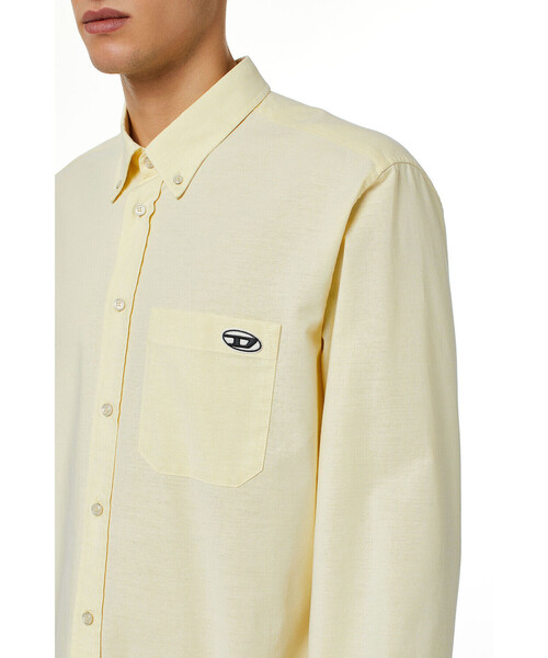 DIESEL(ディーゼル)の「メンズ シャツ オックスフォード(シャツ/ブラウス・メンズ・ライトブルー/イエロー・SMALL/LARGE/X-LARGE/MEDIUM/XX-LARGE/X-SMALL)」の5枚目の写真