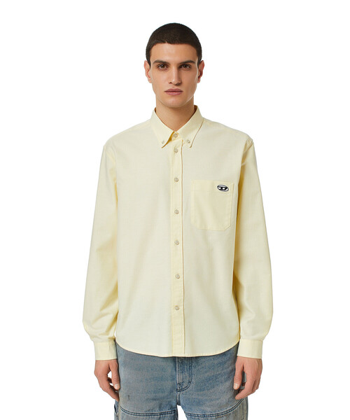 DIESEL(ディーゼル)の「メンズ シャツ オックスフォード(シャツ/ブラウス・メンズ・ライトブルー/イエロー・SMALL/LARGE/X-LARGE/MEDIUM/XX-LARGE/X-SMALL)」の18枚目の写真