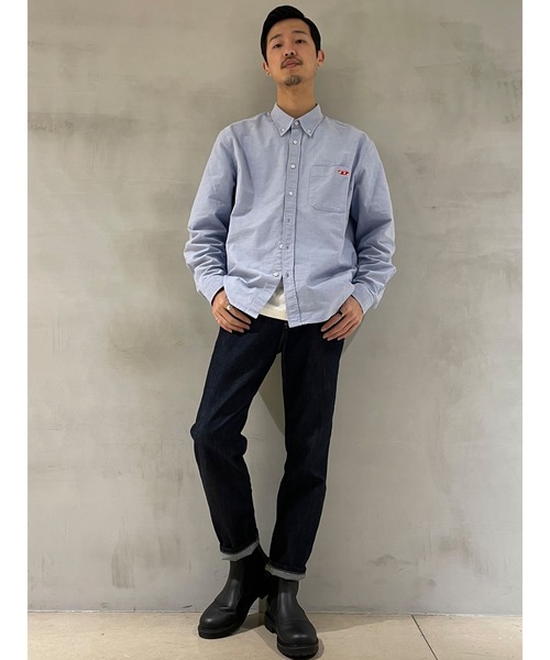 DIESEL(ディーゼル)の「メンズ シャツ オックスフォード(シャツ/ブラウス・メンズ・ライトブルー/イエロー・SMALL/LARGE/X-LARGE/MEDIUM/XX-LARGE/X-SMALL)」の13枚目の写真