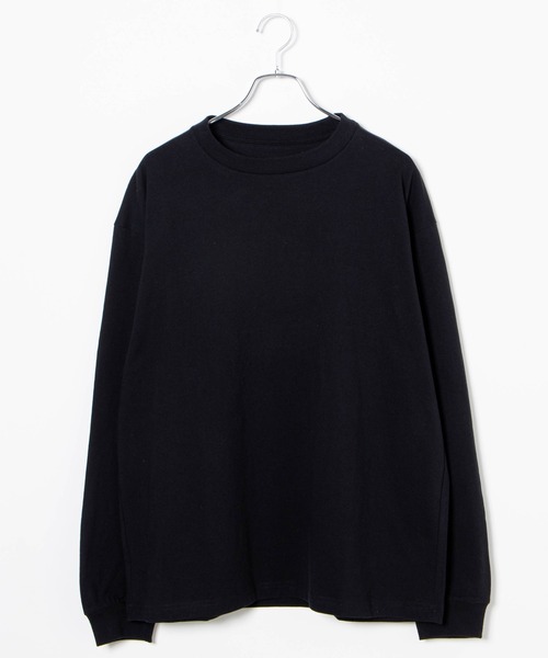 THE STANDARD（ザスタンダード）の「WEGO/クルーネックロンT（Tシャツ/カットソー・メンズ・ブラック/ライトベージュ/ライトパープル/ホワイト・SMALL/LARGE/MEDIUM）」の12枚目の写真