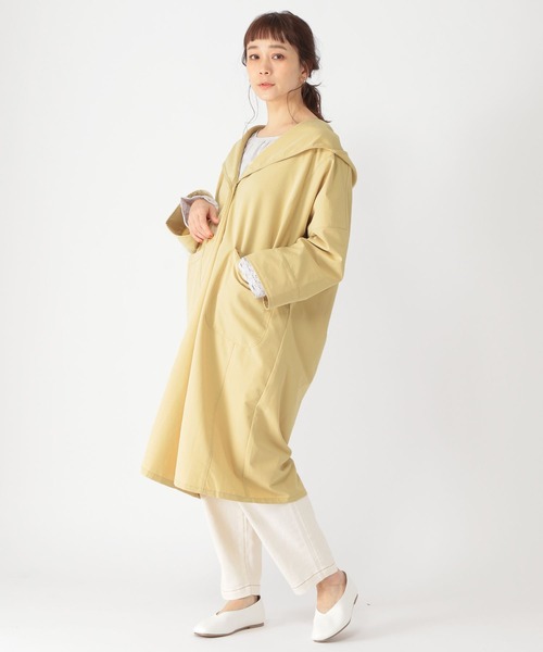 studio CLIP（スタディオクリップ）の「【撥水/マシーンウォッシャブル】撥水機能フーディ（その他アウター・レディース・ベージュ/カーキ/イエロー・FREE）」の16枚目の写真