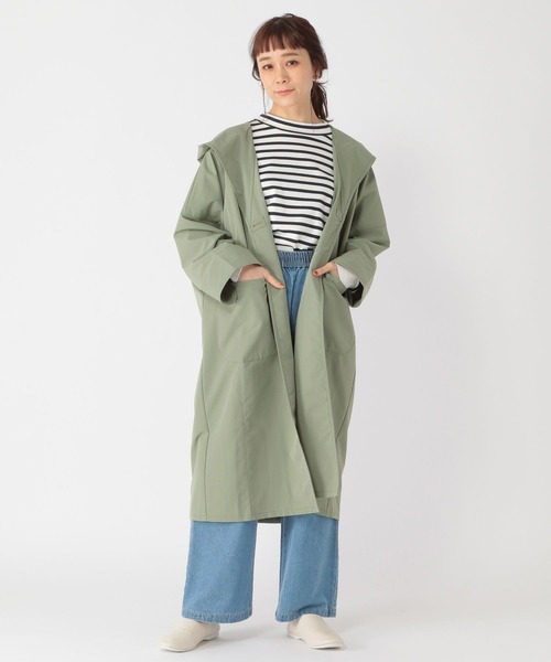 studio CLIP（スタディオクリップ）の「【撥水/マシーンウォッシャブル】撥水機能フーディ（その他アウター・レディース・ベージュ/カーキ/イエロー・FREE）」の14枚目の写真