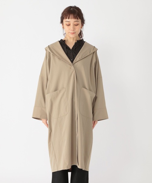 studio CLIP（スタディオクリップ）の「【撥水/マシーンウォッシャブル】撥水機能フーディ（その他アウター・レディース・ベージュ/カーキ/イエロー・FREE）」の10枚目の写真
