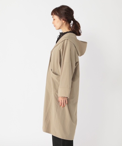 studio CLIP（スタディオクリップ）の「【撥水/マシーンウォッシャブル】撥水機能フーディ（その他アウター・レディース・ベージュ/カーキ/イエロー・FREE）」の4枚目の写真