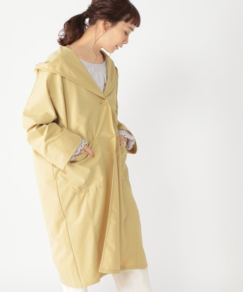 studio CLIP（スタディオクリップ）の「【撥水/マシーンウォッシャブル】撥水機能フーディ（その他アウター・レディース・ベージュ/カーキ/イエロー・FREE）」の20枚目の写真