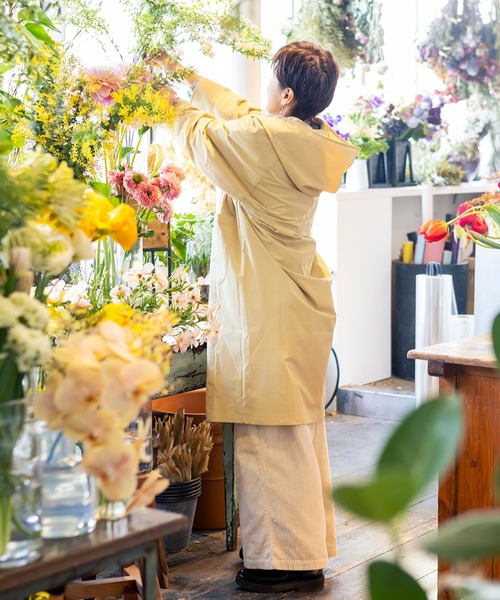 studio CLIP（スタディオクリップ）の「【撥水/マシーンウォッシャブル】撥水機能フーディ（その他アウター・レディース・ベージュ/カーキ/イエロー・FREE）」の22枚目の写真