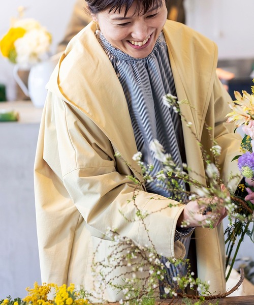 studio CLIP（スタディオクリップ）の「【撥水/マシーンウォッシャブル】撥水機能フーディ（その他アウター・レディース・ベージュ/カーキ/イエロー・FREE）」の21枚目の写真