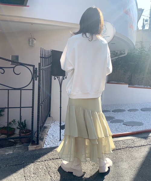 OLIVE des OLIVE（オリーブデオリーブ）の「クッキースウェット（スウェット・レディース・オフホワイト/ライトグレー/ミント/ピンク・FREE）」の22枚目の写真