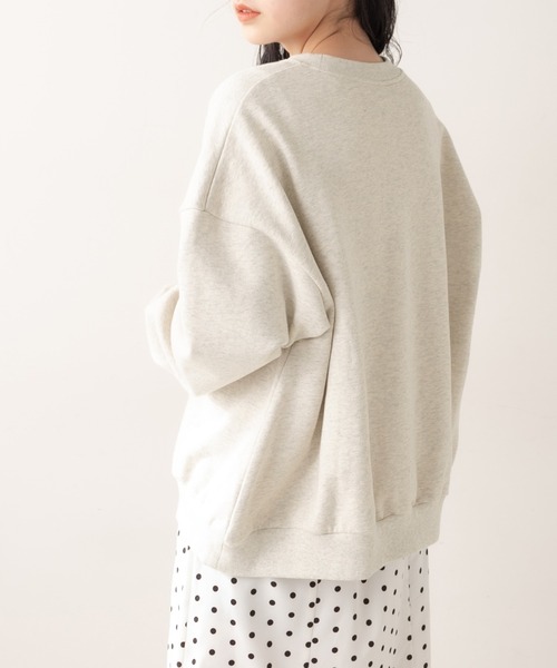 OLIVE des OLIVE（オリーブデオリーブ）の「クッキースウェット（スウェット・レディース・オフホワイト/ライトグレー/ミント/ピンク・FREE）」の14枚目の写真