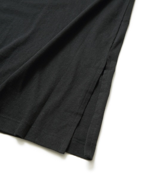 HANES（ヘインズ）の「【HANES/ヘインズ】UNDIES　リサイクルコットン2WAYネックワンピース　HW1-V305（ワンピース・レディース・ホワイト/ブラック/グリーン・FREE）」の10枚目の写真