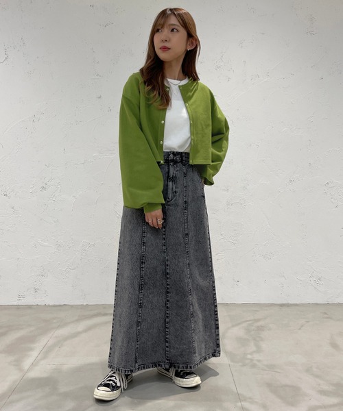 apres jour mignon（アプレジュールミニョン）の「ドットボタンカーディガン【ZOZOTOWN限定アイテム】（カーディガン/ボレロ・レディース・ブラック/ピンク/イエロー系その他/グリーン系その他/アイボリー・X-LARGE/フリー）」の22枚目の写真