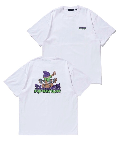 XLARGE（エクストララージ）の「INDY GRAB S/S TEE（Tシャツ/カットソー・メンズ・ブラック/パープル/ホワイト・M/XL/S/L）」の15枚目の写真