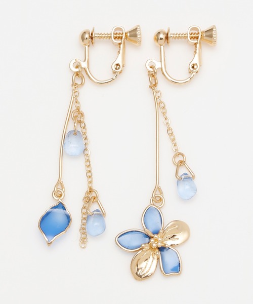 カヤ（カヤ）の「【カヤ】花冥利イヤリング（イヤリング・レディース・イエロー/ブルー/桜・FREE）」の2枚目の写真