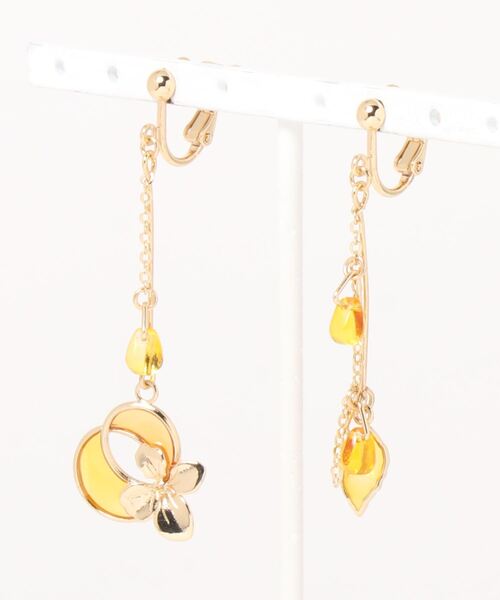 カヤ（カヤ）の「【カヤ】花冥利イヤリング（イヤリング・レディース・イエロー/ブルー/桜・FREE）」の7枚目の写真