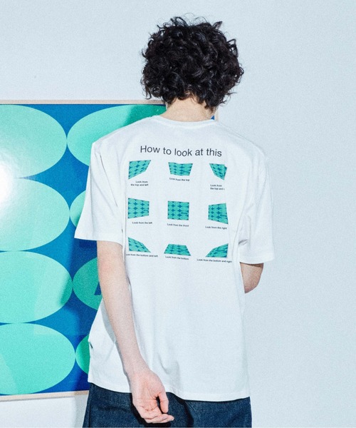 87mm(87mm)の「【87MM / Mmlg】MUSEUM HF-T / パルチムエムエム Mmlg ミュージアム HF グラフィック Tシャツ(Tシャツ/カットソー・レディース・ライム/ホワイト・MEDIUM/LARGE)」の5枚目の写真