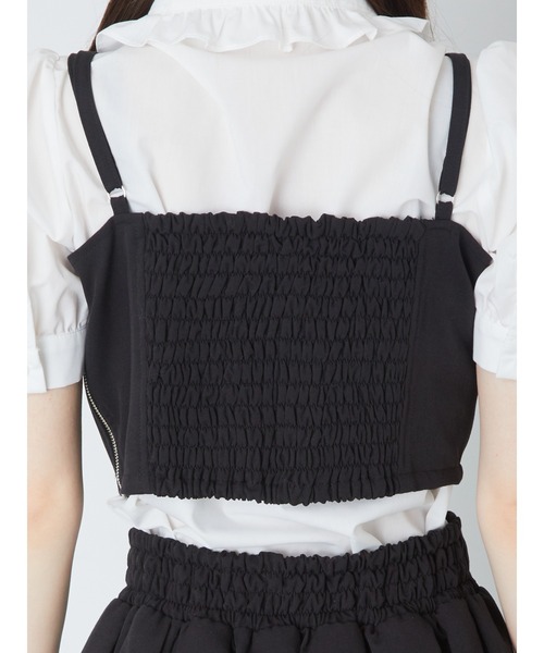 Jamie エーエヌケー　フリルたっぷりビッグTシャツ　未使用　水色リボン Bigリボンオフショルセットアップ - Jamie エーエヌケー