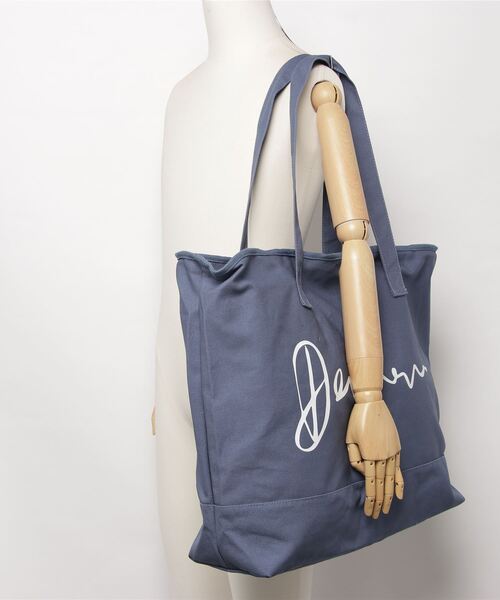 DENHAM(デンハム)の「DENHAM/デンハム/SIGNATURE TOTE TC(トートバッグ・メンズ・インディゴブルー・FREE)」の5枚目の写真