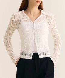 CITYBREEZE/COLLAR LACEカーディガン 2281283