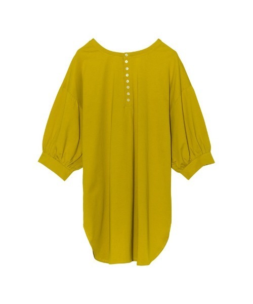 Re:EDIT(リエディ)の「前後2WAYシルケットカットソーチュニック(Tシャツ/カットソー・レディース・ホワイト/マスタード/グレイッシュベージュ/ブラック・MEDIUM/LARGE)」の14枚目の写真