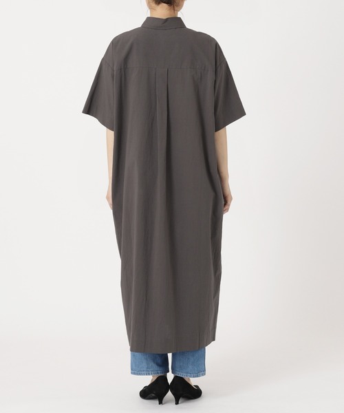 JOURNAL STANDARD relume（ジャーナルスタンダード　レリューム）の「コットンオーバーサイズシャツワンピース（ワンピース・レディース・カーキ/ホワイト系その他/グレー・FREE）」の15枚目の写真