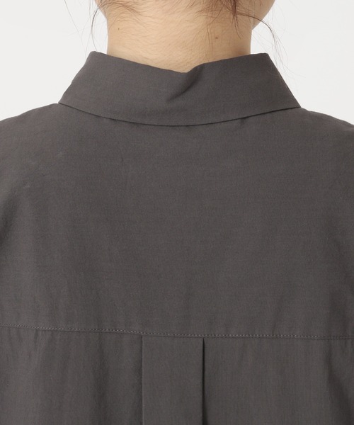 JOURNAL STANDARD relume（ジャーナルスタンダード　レリューム）の「コットンオーバーサイズシャツワンピース（ワンピース・レディース・カーキ/ホワイト系その他/グレー・FREE）」の12枚目の写真