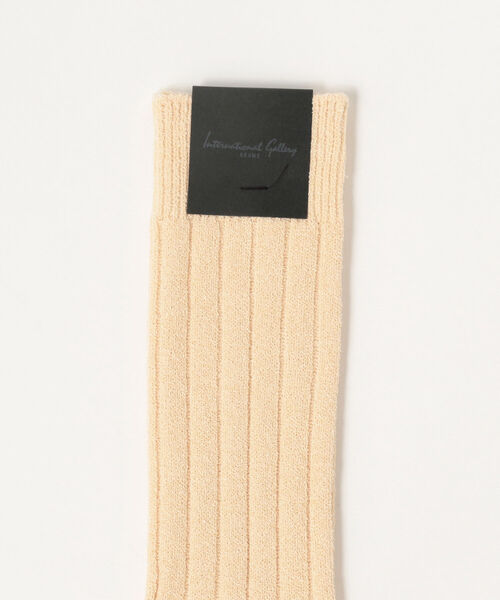 International Gallery BEAMS（インターナショナルギャラリービームス）の「International Gallery BEAMS / ブークレソックス（ソックス/靴下・メンズ・オフホワイト/ナチュラル/ブルー系その他/グリーン系その他4/オレンジ/ライトブラウン/ブラック・ONE SIZE）」の8枚目の写真