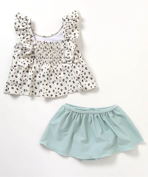 BREEZE（ブリーズ）の「2色2柄セパレート水着_UVカット（水着・キッズ・ミント/ラベンダー・120/80/90/100/110/140/130）」の15枚目の写真