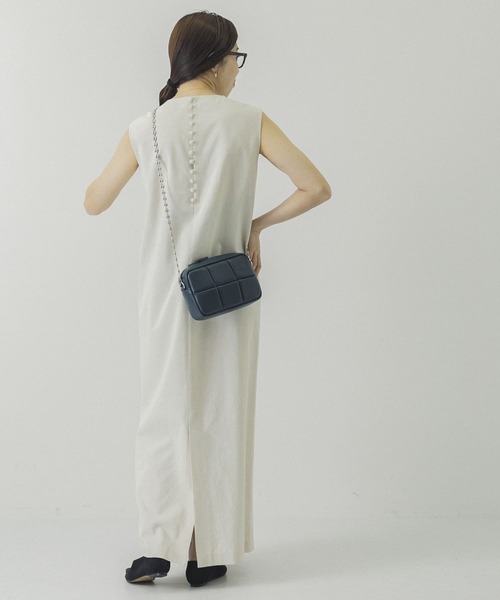 ADD CULUMN(アドカラム)の「ADD CULUMN PUFF CROSS BODY CHAIN(ショルダーバッグ・レディース・イエロー/ブルー/ダークグレー・-)」の12枚目の写真