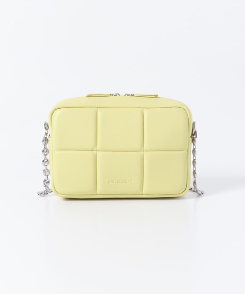 ADD CULUMN(アドカラム)の「ADD CULUMN PUFF CROSS BODY CHAIN(ショルダーバッグ・レディース・イエロー/ブルー/ダークグレー・-)」の18枚目の写真