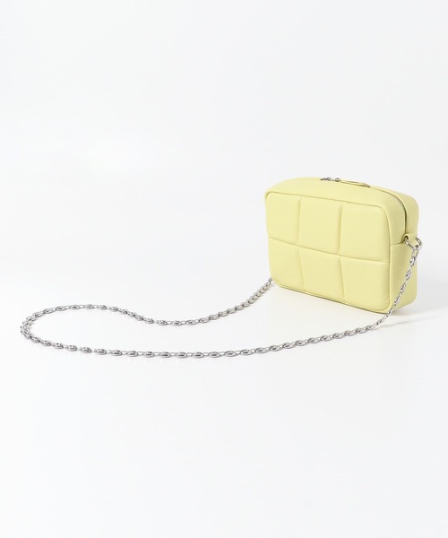 ADD CULUMN(アドカラム)の「ADD CULUMN PUFF CROSS BODY CHAIN(ショルダーバッグ・レディース・イエロー/ブルー/ダークグレー・-)」の19枚目の写真
