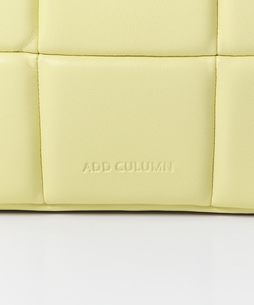 ADD CULUMN(アドカラム)の「ADD CULUMN PUFF CROSS BODY CHAIN(ショルダーバッグ・レディース・イエロー/ブルー/ダークグレー・-)」の22枚目の写真
