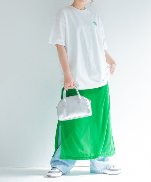 PBLIM(ページボーイリム)の「PAGEBOYLIM/シアーキャミワンピ(ワンピース・レディース・オレンジ/グリーン・FREE)」の11枚目の写真