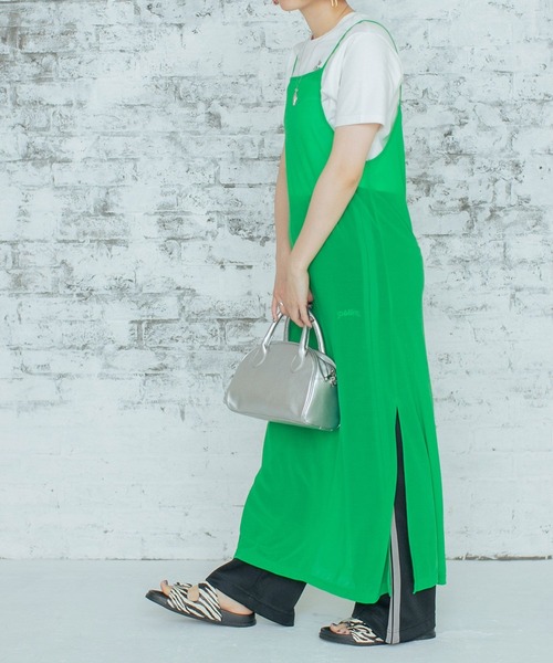 PBLIM(ページボーイリム)の「PAGEBOYLIM/シアーキャミワンピ(ワンピース・レディース・オレンジ/グリーン・FREE)」の17枚目の写真