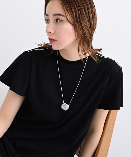 INDIVI(インディヴィ)の「◆Donnaruma ナチュラルストーンネックレス(ネックレス・レディース・ピンク/グリーン/パープル系・00)」の8枚目の写真
