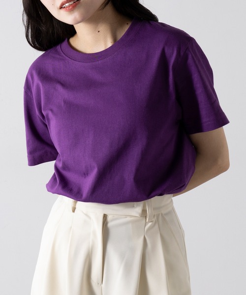 LIFEMAX(ライフマックス)の「【LIFEMAX】6.2オンスヘビーウェイトTシャツ 半袖無地T ※MS1149(Tシャツ/カットソー・メンズ・パープル/ネイビー/ピンク/イエロー/ブラック/カーキ・M/S/XL/L)」の4枚目の写真