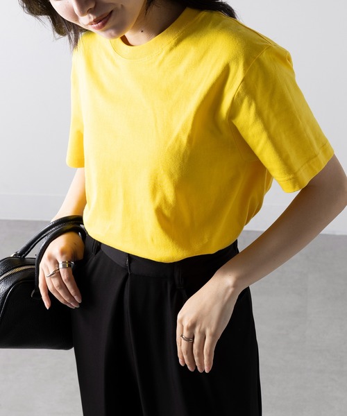 LIFEMAX(ライフマックス)の「【LIFEMAX】6.2オンスヘビーウェイトTシャツ 半袖無地T ※MS1149(Tシャツ/カットソー・メンズ・パープル/ネイビー/ピンク/イエロー/ブラック/カーキ・M/S/XL/L)」の5枚目の写真