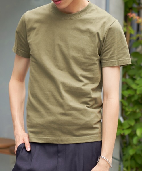 LIFEMAX(ライフマックス)の「【LIFEMAX】6.2オンスヘビーウェイトTシャツ 半袖無地T ※MS1149(Tシャツ/カットソー・メンズ・パープル/ネイビー/ピンク/イエロー/ブラック/カーキ・M/S/XL/L)」の8枚目の写真