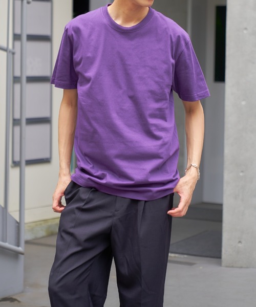 LIFEMAX(ライフマックス)の「【LIFEMAX】6.2オンスヘビーウェイトTシャツ 半袖無地T ※MS1149(Tシャツ/カットソー・メンズ・パープル/ネイビー/ピンク/イエロー/ブラック/カーキ・M/S/XL/L)」の10枚目の写真