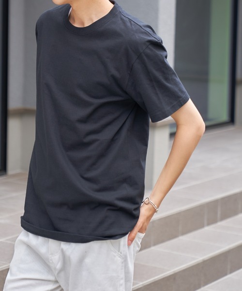 LIFEMAX(ライフマックス)の「【LIFEMAX】6.2オンスヘビーウェイトTシャツ 半袖無地T ※MS1149(Tシャツ/カットソー・メンズ・パープル/ネイビー/ピンク/イエロー/ブラック/カーキ・M/S/XL/L)」の11枚目の写真