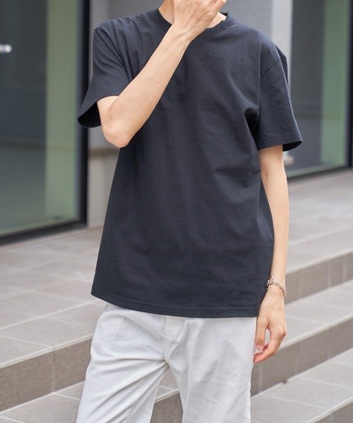 LIFEMAX(ライフマックス)の「【LIFEMAX】6.2オンスヘビーウェイトTシャツ 半袖無地T ※MS1149(Tシャツ/カットソー・メンズ・パープル/ネイビー/ピンク/イエロー/ブラック/カーキ・M/S/XL/L)」の12枚目の写真